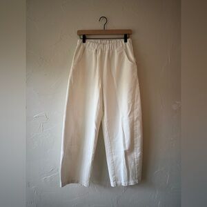 Le Bon Shoppe Arc Pants in White Denim